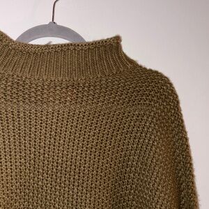 Olive Green Roll Neck Sweater